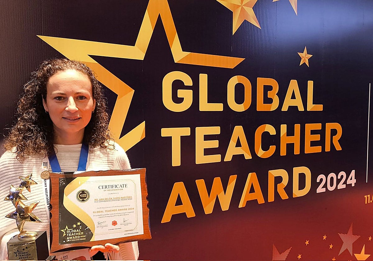 Una profesora del IES 'Consaburum' de Consuegra, premiada con el Global Teacher Award